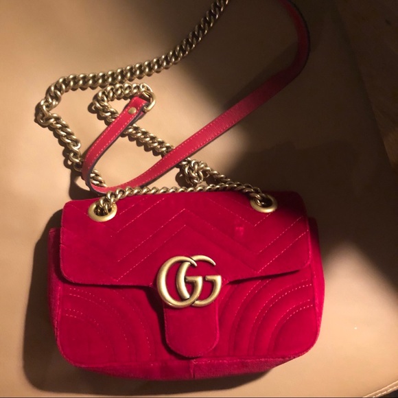 Gucci Handbags - Gucci Mini Marmont